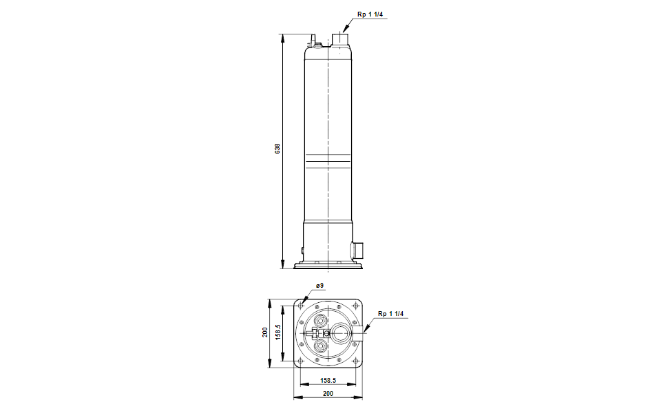 GRUNDFOS Unterwasserpumpe SPO 3-65 C Art. 96587247