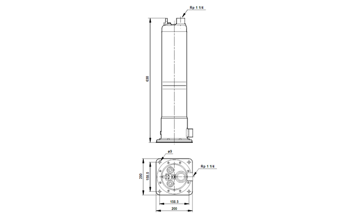 GRUNDFOS Unterwasserpumpe SPO 3-65 C Art. 96587247