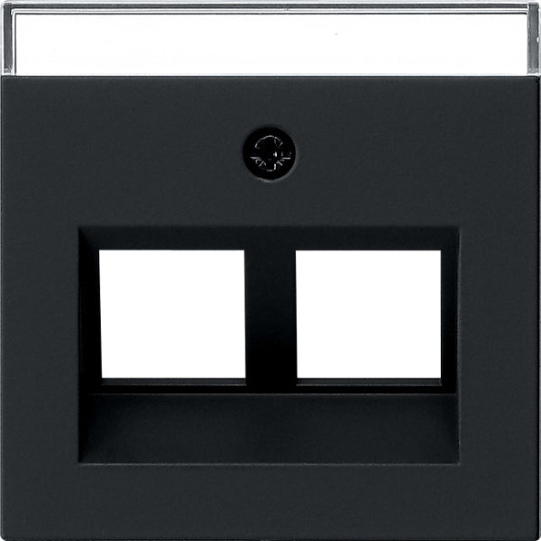 Gira Abdeckung 2640005 30° Tragring 2 fach System 55 sw – Gira
