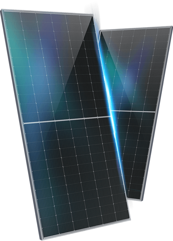 HY Solar HY-NT10/54GDF 460 W – Bifacial N-Type Black Frame