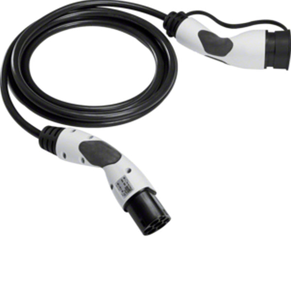 Hager Ladekabel XEV42251631 Mode 3 T2+T2 20A 3p schwarz – Hager
