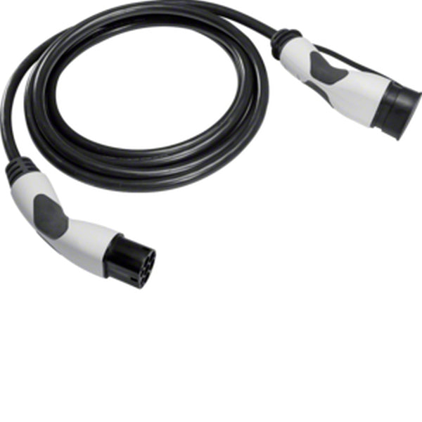 Hager Ladekabel XEV42253231 Mode 3 T2+T2 32A 3p schwarz – Hager