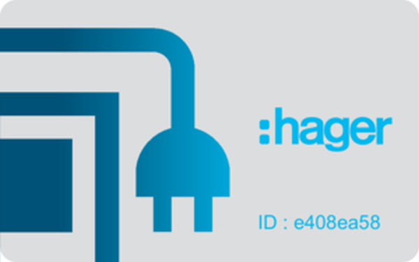 Hager RFID Karten Set XEVA410 Set 20 für Administrator – Hager