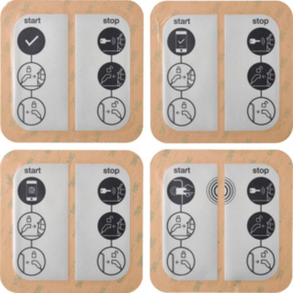 Hager Sticker XEVA310 Sticker witty RFID APP QR-Code – Hager