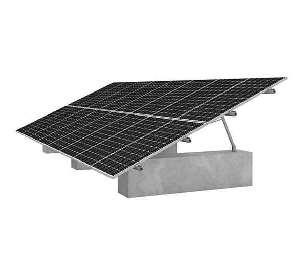 K2 Systems GMS A-RACK 15/20/25° 0.8KN/M² (-> SCHIENE) A-Rack System Komplettset Für 16 Module