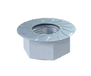 K2 Systems NU M12 S A2 Sperrzahnmutter M12 - Din 6923