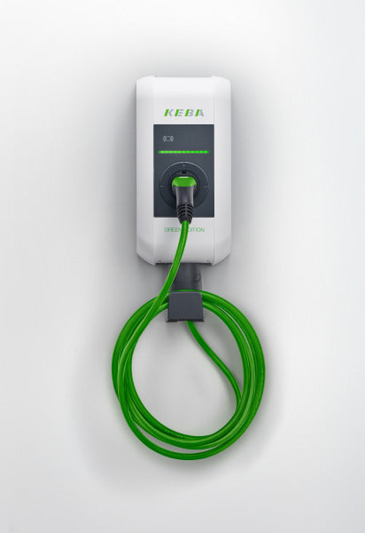 KEBA P30a E-Ladestation Wallbox Typ2 6m Kabel,22kW, RFID, GreenEd. – KEBA