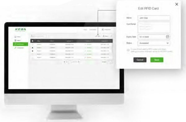 KEBA Software eMobility Lösung für Hotels/Unternehmen – KEBA