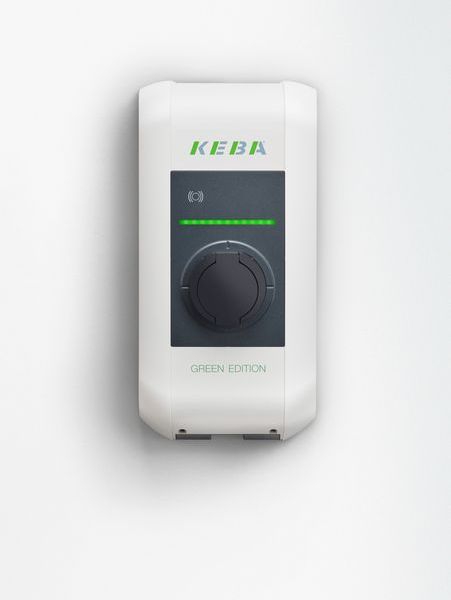 KEBA Ladestation Wallbox a-series EN Type2 3p Steckdose 22kW-RFID – KEBA