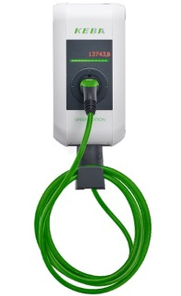 KEBA Ladestation Wallbox c-series EN Type2 6m Cable 22kW – KEBA