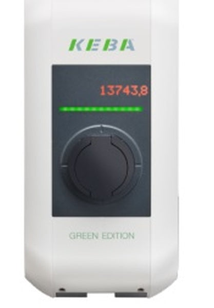 KEBA Ladestation Wallbox c-series EN Type2 Steckdose 22kW-RFID-MID – KEBA