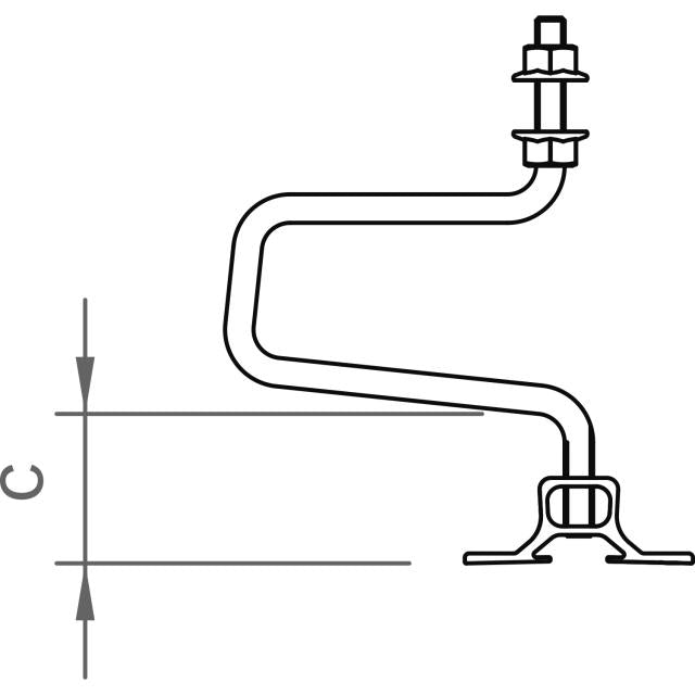 Novotegra Dachhaken top-fix Dachhaken-Set flex 30 M10