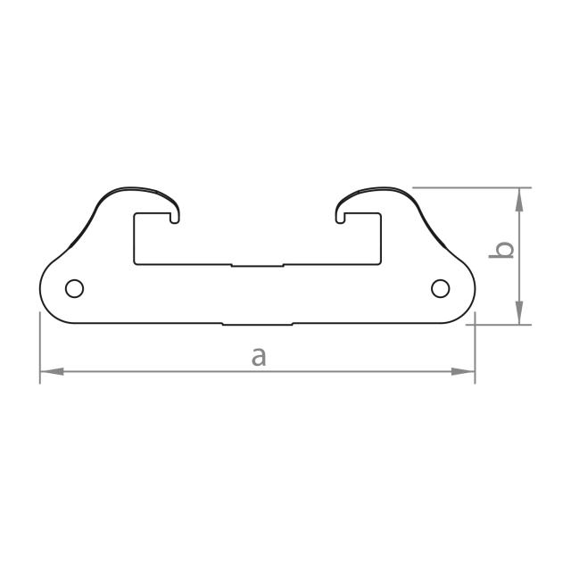 Novotegra Trapezklammer-Set ES 40 × 126 mm