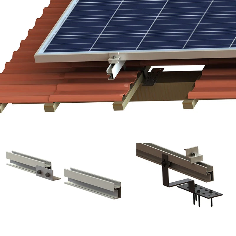 Exten Renewable Energy Co., Ltd - Montagesysteme - Pitched Rooftop Mounting System Pitched Rooftop Mounting System - Art. 9859