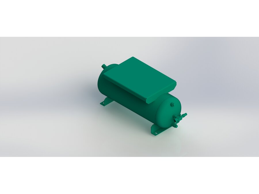 Gökçeler Flüssigkeitssammler RYSG 40 / RYC 40, grün
