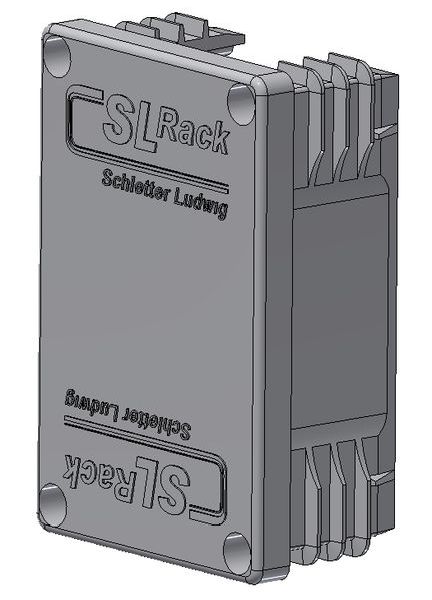 SL Rack Kunststoff-Endkappe RAIL 60 grau – SL Rack