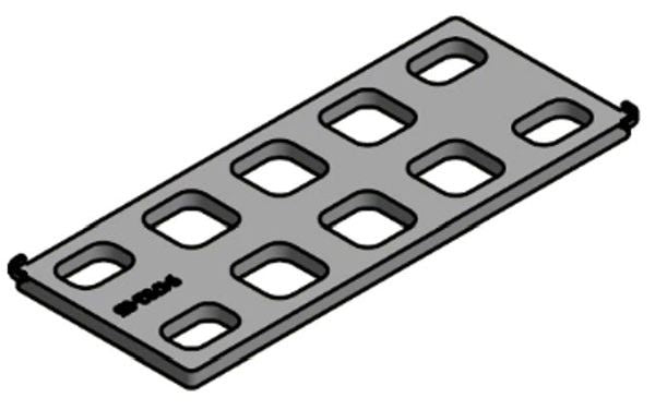 SL Rack Unterlegplatte 5 mm f. Dachhaken