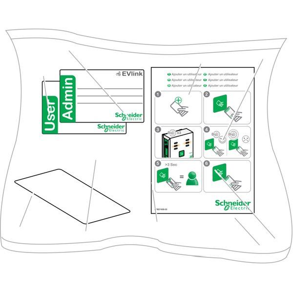 Schneider Electric Karten EVlink 10 RFID – Schneider Electric