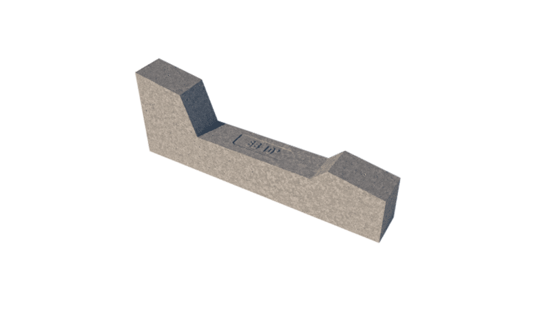 Basic (SunBallast) S.r.l. - Montagesysteme - Single-Row Ballast 10° ART, 23010,V - Art. 9770