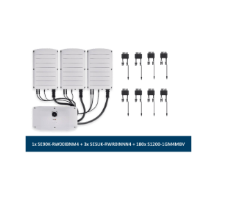 Solarics_SolarEdge SE90K-IBNM4 + S1200 Optimizers B