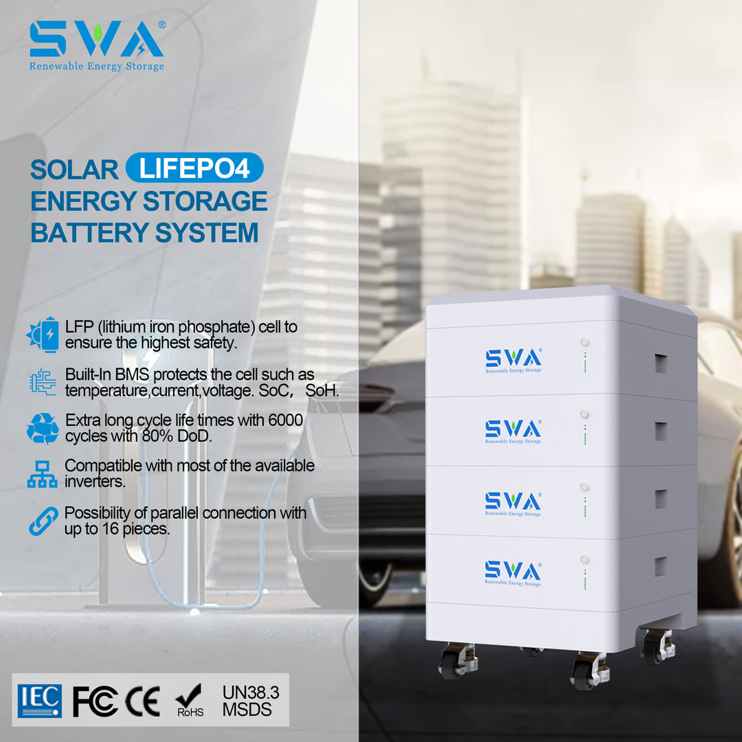 Shenzhen SWA Energy Co.,Ltd - Speicher - Stackable Battery Module SWA51100-SM 2 - Art. 29077