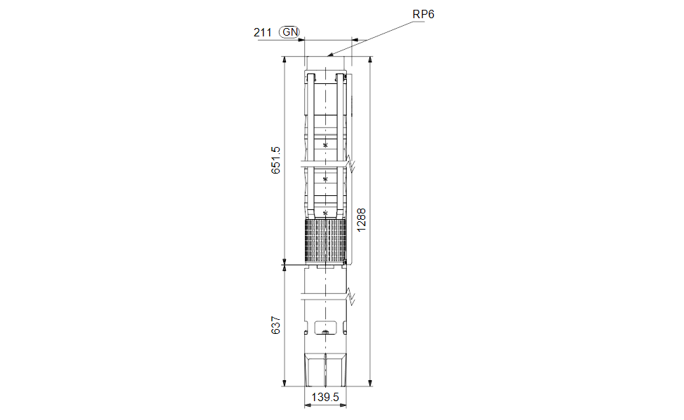 GRUNDFOS Unterwasserpumpe SP 125-1 Nr. 17A01901