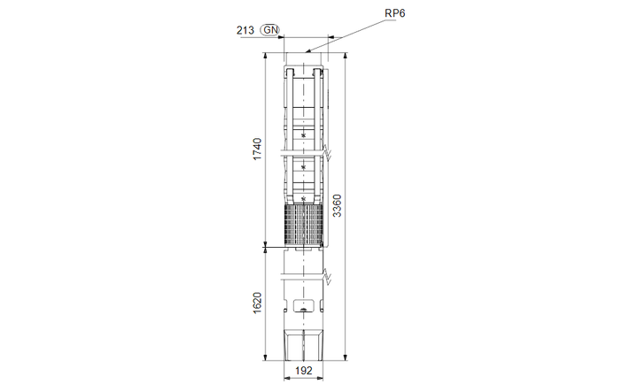 GRUNDFOS Unterwasserpumpe SP 125-8AA Nr. 17A043B8