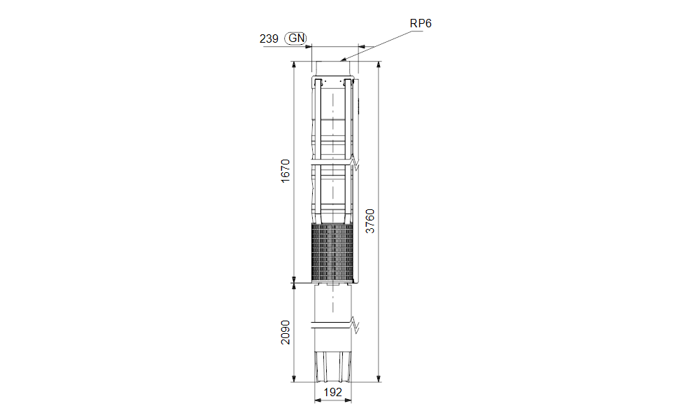 GRUNDFOS Unterwasserpumpe SP 215-6A Nr. 18A043A6