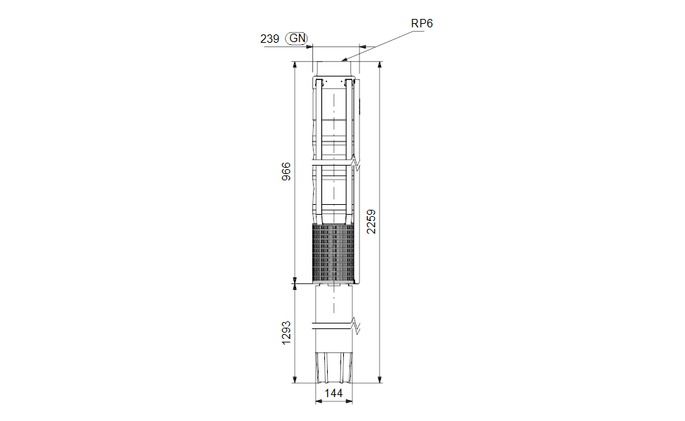 GRUNDFOS Unterwasserpumpe SP 215-2A Nr. 18A353A2