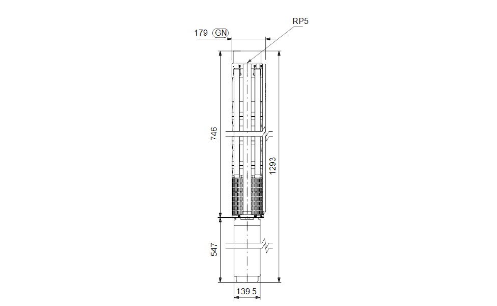 GRUNDFOS Unterwasserpumpe SP 95-2BB Nr. 190019D2