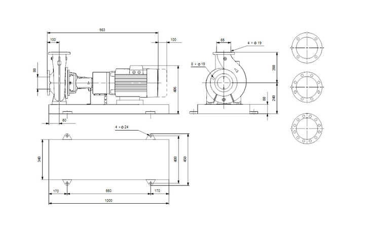 GRUNFOS Normpumpe NK 65-160/177 AA2F2AESBQQEIW3 Nr. 98973641