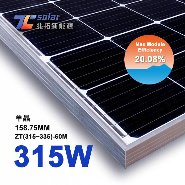 Anhui Zhaotuo New Energy Technology Co., Ltd. - Solarmodul - ZT(315-335W)-60M ZTM60-315W - Art. 219899