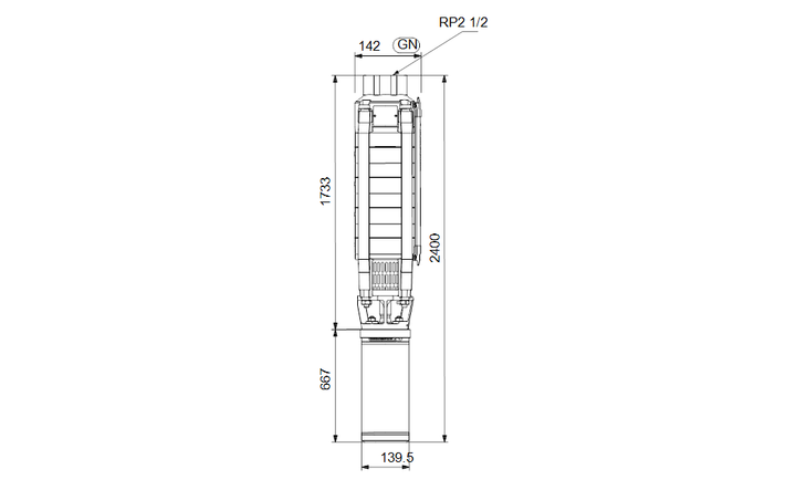 GRUNDFOS Unterwasserpumpe SP 17-24 Nr. 12A01924