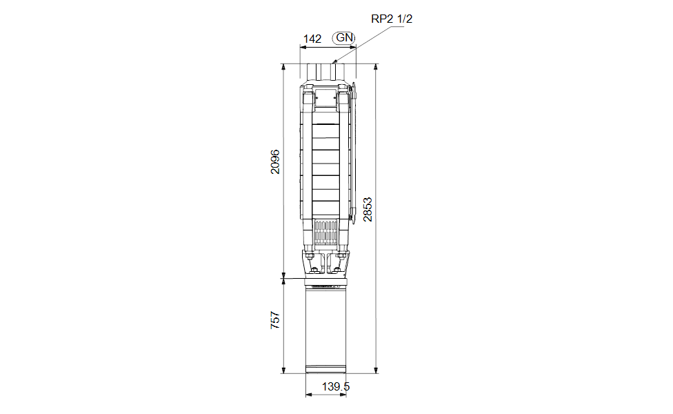 GRUNDFOS Unterwasserpumpe SP 17-30 Nr. 12A01930