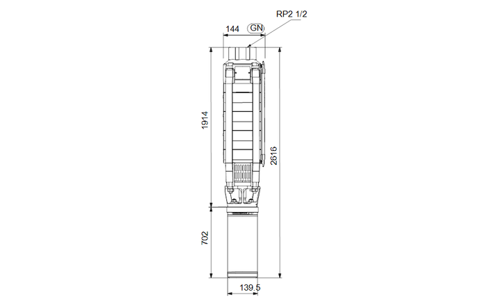 GRUNDFOS Unterwasserpumpe SP 17-27 Nr. 12A16927