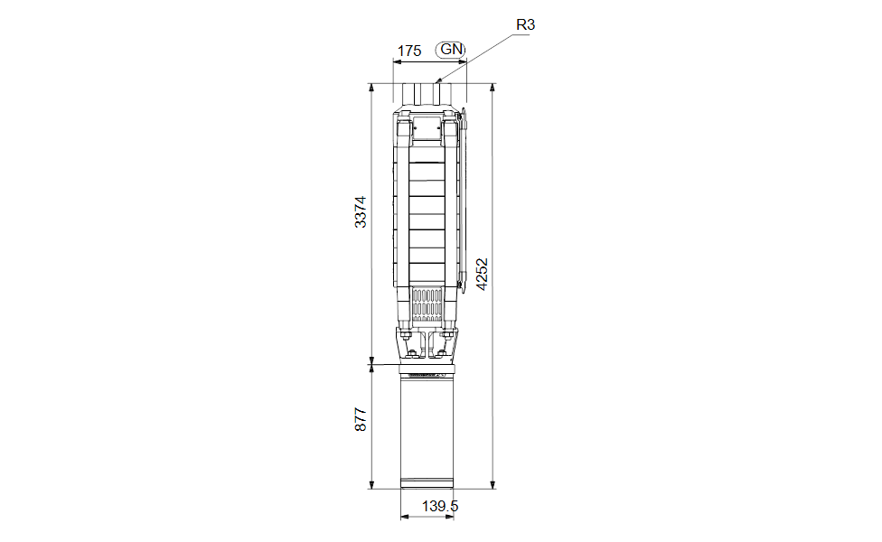 GRUNDFOS Unterwasserpumpe SP 17-45 Nr. 12A41945