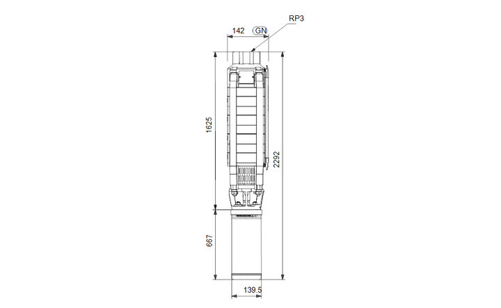 GRUNDFOS Unterwasserpumpe SP 30-14 Nr. 13A01914