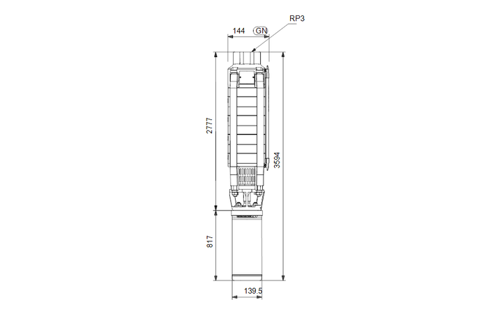 GRUNDFOS Unterwasserpumpe SP 30-26 Nr. 13A16926