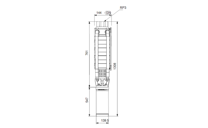 GRUNDFOS Unterwasserpumpe SP 30-5 Nr. 13AB6905