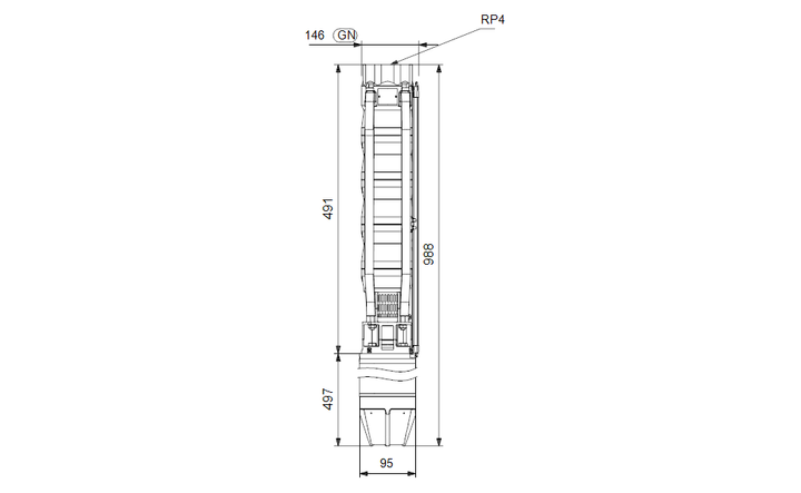 GRUNDFOS Unterwasserpumpe SP 46-2 Nr. 15A01902