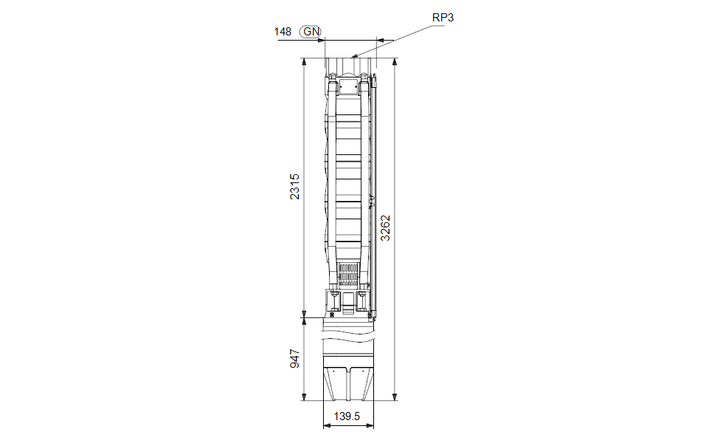 GRUNDFOS Unterwasserpumpe SP 46-18 Nr. 15A21918