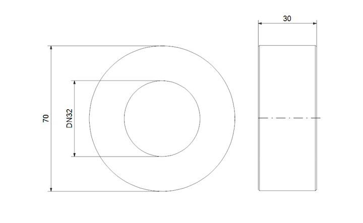 GRUNDFOS Acc.adaptor DN32 PN6 30 Art. 98387531