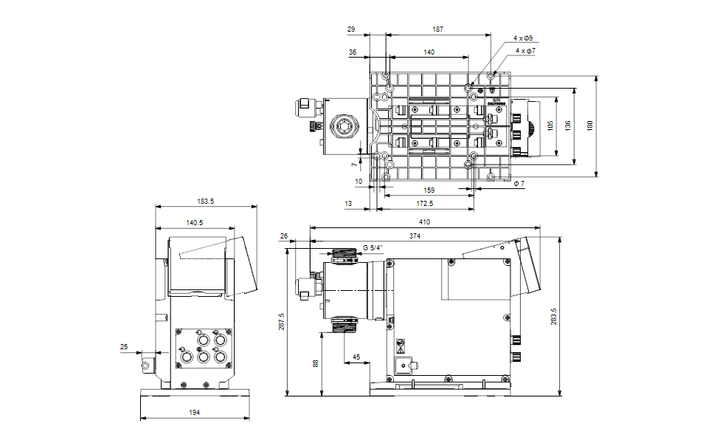 GRUNDFOS Digitale Dosierpumpe DDA 200-4 FCM-PV/T/C-F-32U3U3FG - Art. 99164234