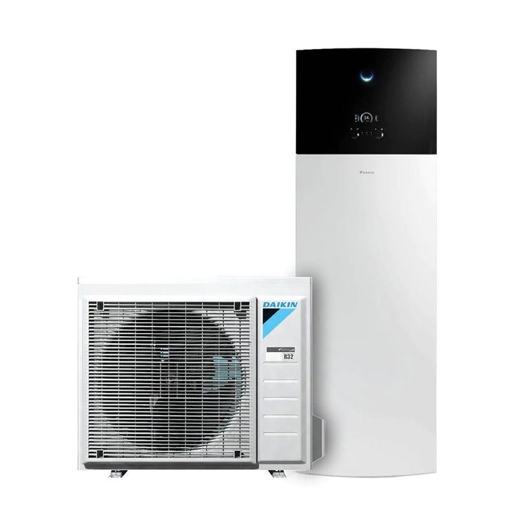 Daikin Altherma 3 R F Integrierte Wärmepumpe für Heizung, Kühlung und Warmwasserbereitung, Außengerät 4 kW Speicher 230 l. ALTHERMA R F INTEGRATED SB.EHVX04S23D/004