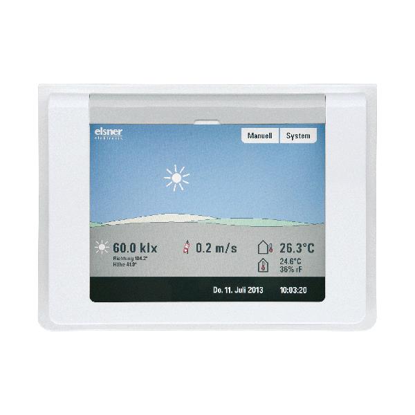 Elsner Elektronik Gebäudeautomation Steuerung WS1000 Color-6 weiß, 6 Antriebs-Ausgänge (230 V AC) - Art. 60122