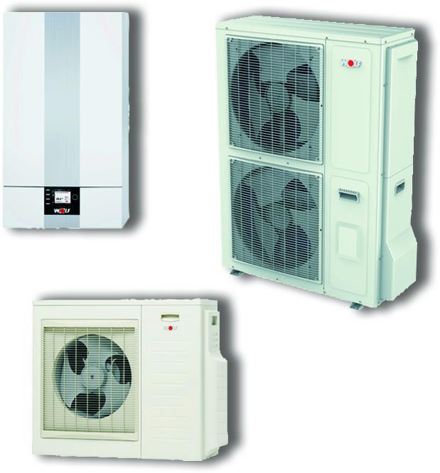 Wolf  Wärmepumpe Luft-Wasser BWL-1S-05 in Splitbauweise, 230V, m. E-Heizelement -Art. 9146611