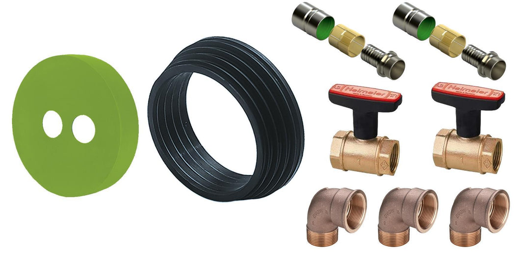 ENERPIPE Pressanschlussset PRO NDW 63+63/202 double -Art. 119004142