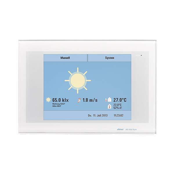 Elsner Elektronik Gebäudeautomation Steuerung WS1000 Style-8 weiß, 8 Antriebs-Ausgänge (230 V AC) - Art. 60203