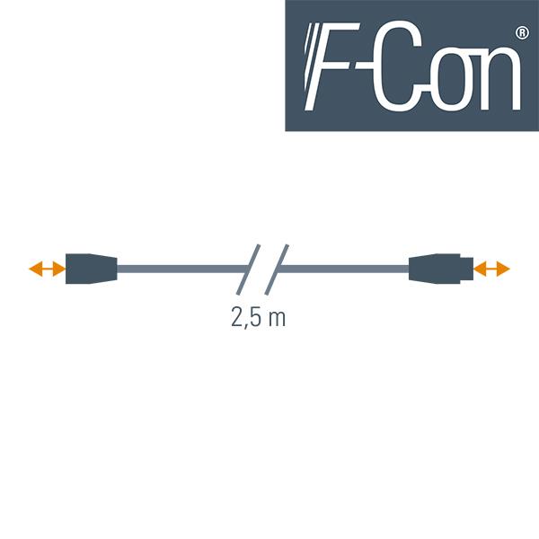 Elsner Elektronik Gebäudeautomation Verbindungs-Leitung STAK/STAS (F-Con) 2,5 m - Art. 60566