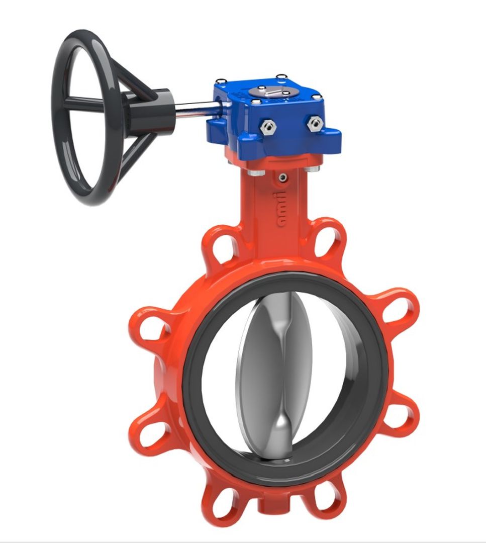 KSB Einklemm-Absperrklappe BOAX-S mit Getriebe MS50 PN10, DN350 - Art. 05185205